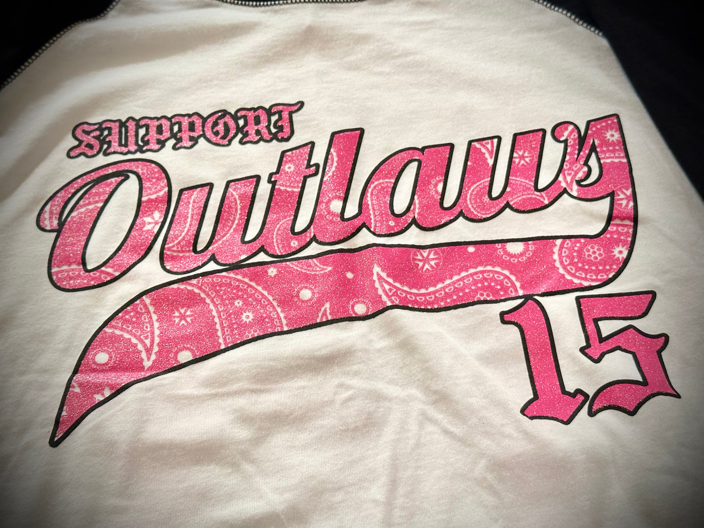 Pink Baseball 3/4 Sleeve